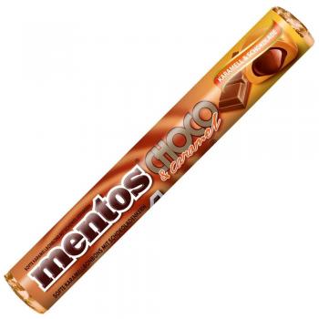 Mentos Choco Karamell & Schokolade 9er pack 38g 24er T-Dsp.